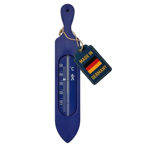 Analoges badethermometer blau - badethermometer,