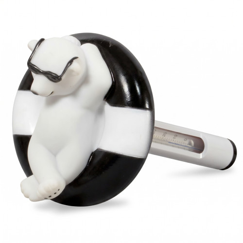 Schwimmendes poolthermometer - schwimmendes,