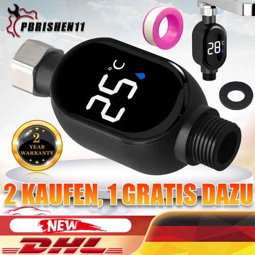 Intelligentes duschthermometer - intelligentes,